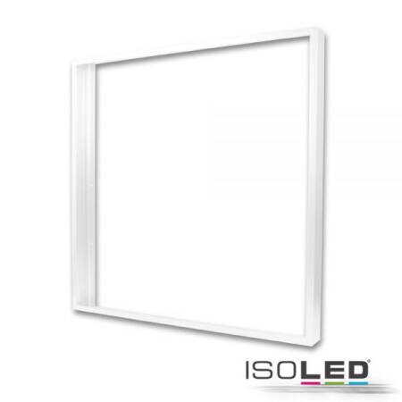 ISOLED Aufbaurahmen weiß RAL 9016 für LED Panel 600x600