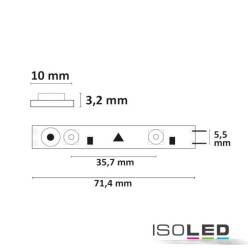 LED Flexband HEQ830 Linse 160° 24V DC 17W/m...