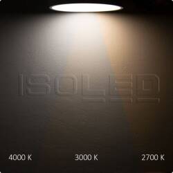 LED Deckenleuchte PRO weiß 30W rund 30cm ColorSwitch 2700K 3000K 4000K dimmbar EEK D [A-G]