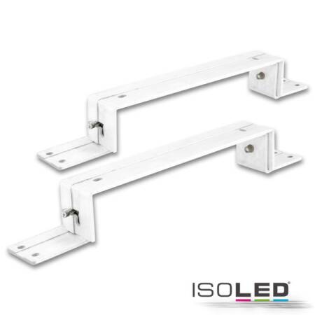 Montagebügel für ISOLED LED Panel 300x1200 weiß RAL 9016 2 Stück
