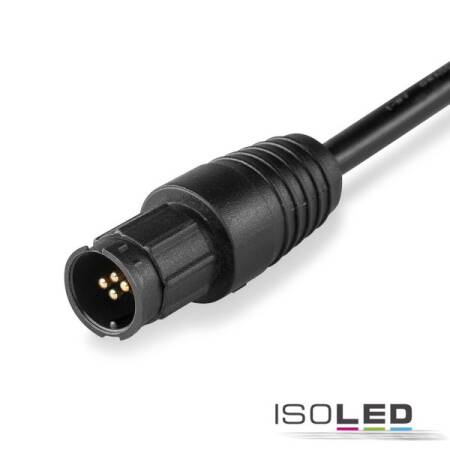 Anschlusskabel 30cm mit male-Stecker ISOLED LED Lichtleiste IP67 4-polig 0.5mm²