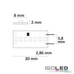 LED Flexband Linear ST-8 24V DC 22W/m CRI92 1900lm/m 3000K warmweiß IP20 5m EEK F [A-G]