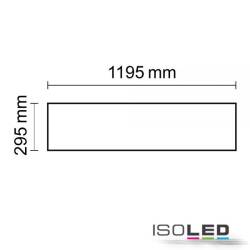ISOLED LED Panel Business Line 1200 UGR<19 36W weiß 3000K warmweiß Push oder DALI dimmbar EEK D [A-G]