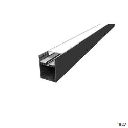 LED Profil Aufbau GRAZIA 60 1,5m - schwarz