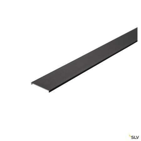 Abdeckung für GRAZIA 60 LED Profile Aluminium 1,5m - schwarz