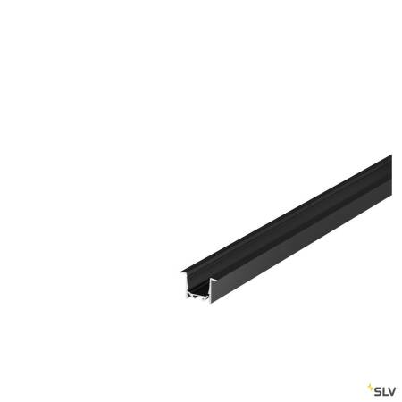 LED Profil Einbau GRAZIA 20 1,5m - schwarz