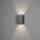 Konstsmide Chieri LED Außen Wandleuchte 4x1W 400lm warmweiß IP54 - anthrazit EEK F [A-G]