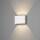 Konstsmide Chieri LED Außen Wandleuchte 8x1W 800lm warmweiß IP54 - weiß EEK F [A-G]