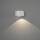 Konstsmide Gala LED Wandleuchte einfacher Lichtaustritt 6W 550lm warmweiß IP54 - weiß EEK F [A-G]