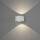Konstsmide Gela LED Wandleuchte doppelter Lichtaustritt 2x 6W 980lm warmweiß IP54 - weiß EEK G [A-G]