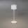 Konstsmide Positano USB-Tischlampe klein 2,2W 10-180lm warmweiß dimmbar IP54 - weiß