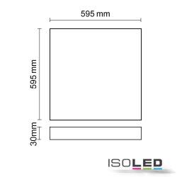 LED Panel Backlight Line 600 36W 3800lm neutralweiß 4000K UGR<19 8H CRI90 EEK E [A-G]