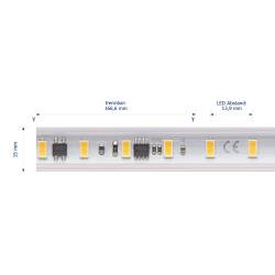 Sigor 14W/m Hochvolt LED-Streifen 3000K 25m 72LED/m IP65 230V 1250lm/m Ra90 EEK G [A-G]