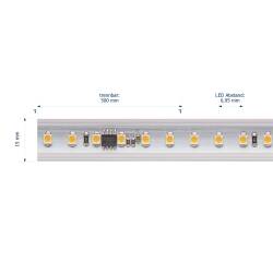 Sigor 8W/m Hochvolt LED-Streifen 2700K 25m 120LED/m IP65 230V 560lm/m Ra90 EEK G [A-G]