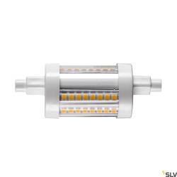 SLV QT DE12 R7S 78mm LED Leuchtmittel transparent 9W 1050lm 3000K CRI90 330° EEK E [A-G]
