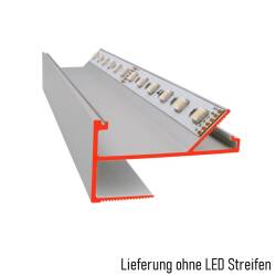 Aluminium LED Trockenbau Profil VTL 200cm Lichtvoute...