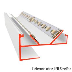 Aluminium LED Trockenbau Profil VTL TWIN 200cm weiß...