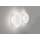 Heitronic LED Wand- und Deckenleuchte MARBELLA weiß 12W warmweiß 3000K IP65 600lm