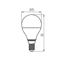 Kanlux IQ-LED Leuchtmittel G45 806lm E14 7,2W-CW 6500K...