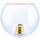 Segula LED Floating Globe R125 Leuchtmittel inside klar 240lm 5,2W E27 extra warmweiß 1900K stufenlos dimmbar