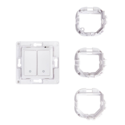 Shelly Accessories Wall Switch 2 Wandtaster 2-fach...