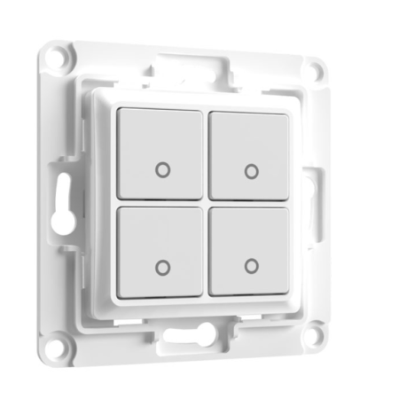 Shelly Accessories Wall Switch 4 Wandtaster 4-fach Weiß