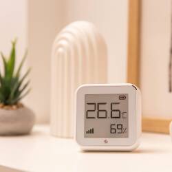Shelly Sensor Plus H&T WLAN Temperatur & Feuchtigkeitssensor Akku Weiß