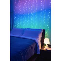 Twinkly Curtain smarter Lichtvorhang 210 Lichter RGBW 1,5m breit 2,1m lang BT+WiFi Generation II IP44 EEK G [A-G]