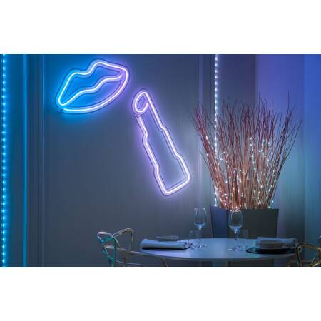 Twinkly Flex smarter Neon Lichtstreifen LED RGB 3m Weiß BT+WiFi Generation II IP20