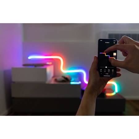 Twinkly Flex smarter Neon Lichtstreifen LED RGB 3m Weiß BT+WiFi Generation II IP20