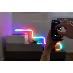 Twinkly Flex smarter RGB 3m Neon Lichtstreifen LED Weiß BT+WiFi Generation II IP20 EEK G [A-G]