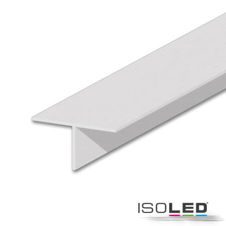 ISOLED Trockenbau T-Profil 12 Aluminium weiß RAL 9003 200cm