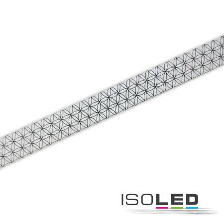 ISOLED Design Cover für LED Streifen Profil 14mm 245cm Motiv Muster weiß