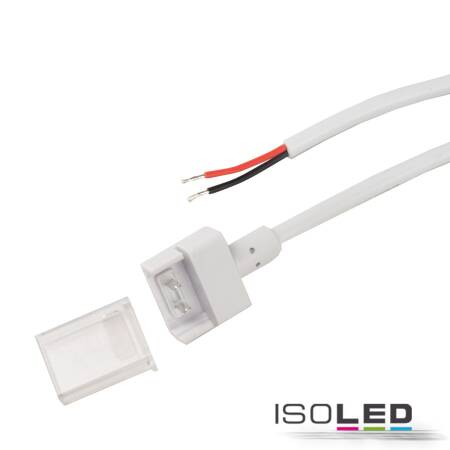 ISOLED Clip-Kabelanschluss 200cm für 2polige IP68 Flexstripes mit Breite 12mm