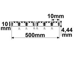 Eckverbindung PCB zum Einlöten für 10mm Flexband 2 polig 50 Stück auf Rolle