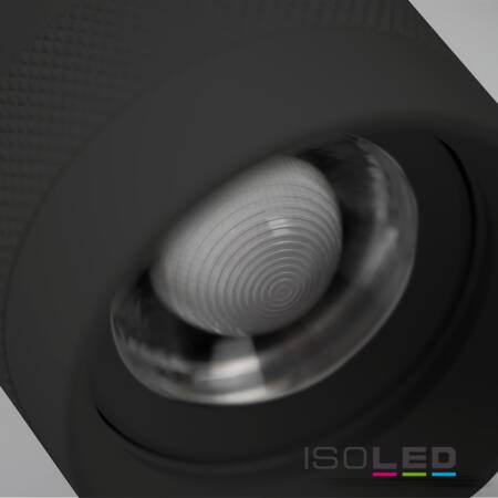 ISOLED 3-PH Schienen-Strahler fokussierbar 24W 20°-55° schwarz matt 3000K dimmbar EEK F [A-G]