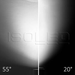 ISOLED 3-PH Schienen-Strahler fokussierbar 24W 20°-55° weiß matt 4000K dimmbar EEK F [A-G]