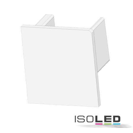 ISOLED Endkappe EC220 weiß für LED Fliesenprofil UP10
