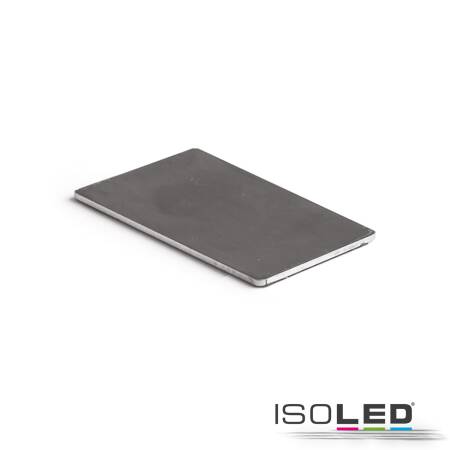 ISOLED Endkappe Aluminium für Glaskantenprofil Decke oder Wand