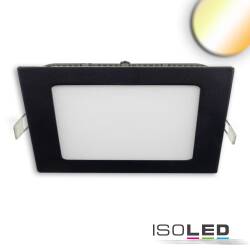 ISOLED Downlight 24W eckig ultraflach schwarz 300x300mm...