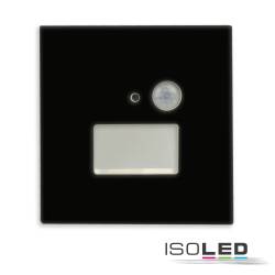 ISOLED Cover Aluminium eckig rechteckig schwarz Wandeinbauleuchte Sys-Wall68 PIR Sensor