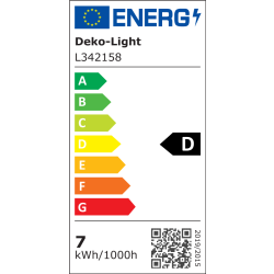 Dekolight LED Event-Panel Transparent schwarz RGB WW 3000K 63W IP20 24V EEK D [A-G]