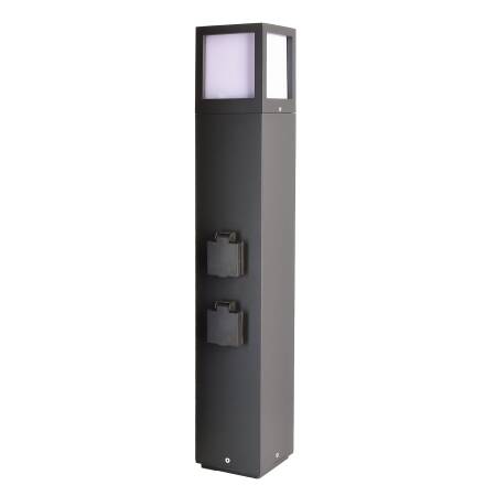 Deko-Light Facado Socket Sockelleuchte mit Energieverteiler E27 65cm M20 IP54