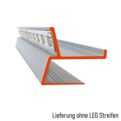 Aluminium LED Trockenbau Profil SF eloxiert 200cm...