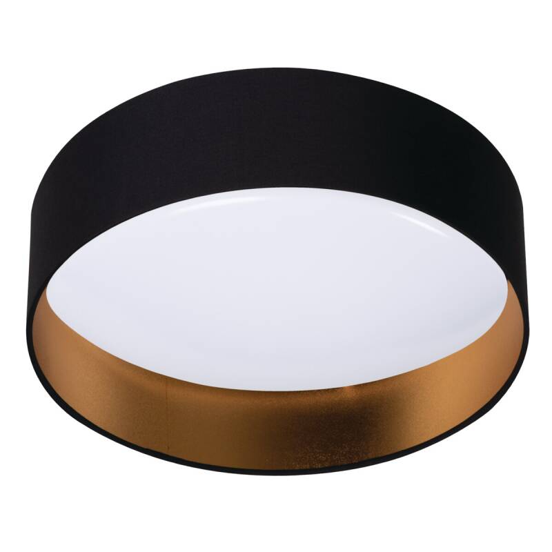 Kanlux Rifa LED Deckenleuchte schwarz gold € 1450lm, IP20 17,5W 38,00 Warmweiß