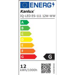 Kanlux ES111 GU10 IQ Leuchtmittel 12W 2700K 800lm EEK G [A-G]