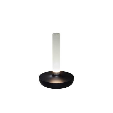 Kostsmide Biarritz USB Akku-Tischleuchte Vase schwarz 1800K 3000K 4000K 10-50lm IP54 2,5W