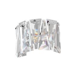 Kristall Wandleuchte Puntes Chrom geeignet für 1x E14 Leuchtmittel