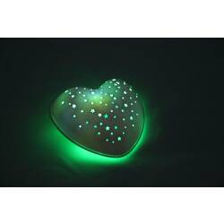 Niermann Standby Nachtlicht Heart Solar oder USB LED Farbwechsel