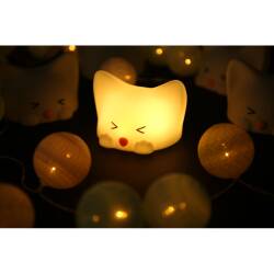 Niermann Standby Nachtlicht Catty Cat 1,5W LED 7 Lichtfarben Sound
